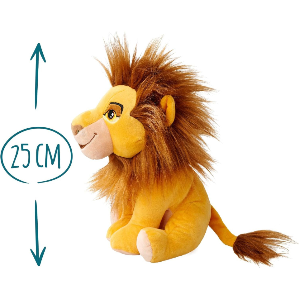 Simba peluche Mufasa Il Re Leone, 25 cm