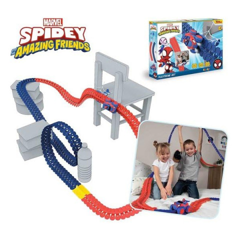Smoby FleXtreme Spidey Set Pista da Corsa 184 Pezzi
