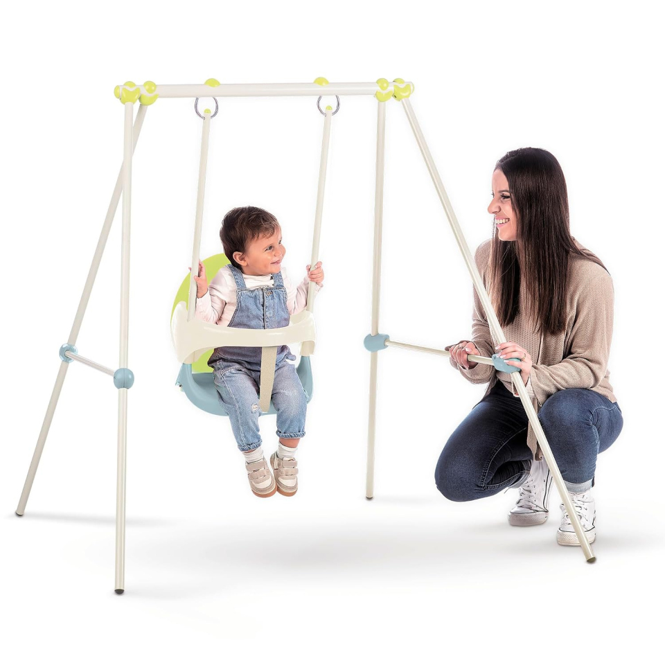 Smoby Life altalena bambini con struttura in metallo