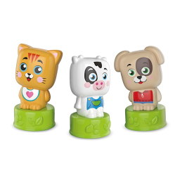 Clementoni Soft Clemmy Sweet Animals – Mattoncini Morbidi e Personaggi 6-36 Mesi