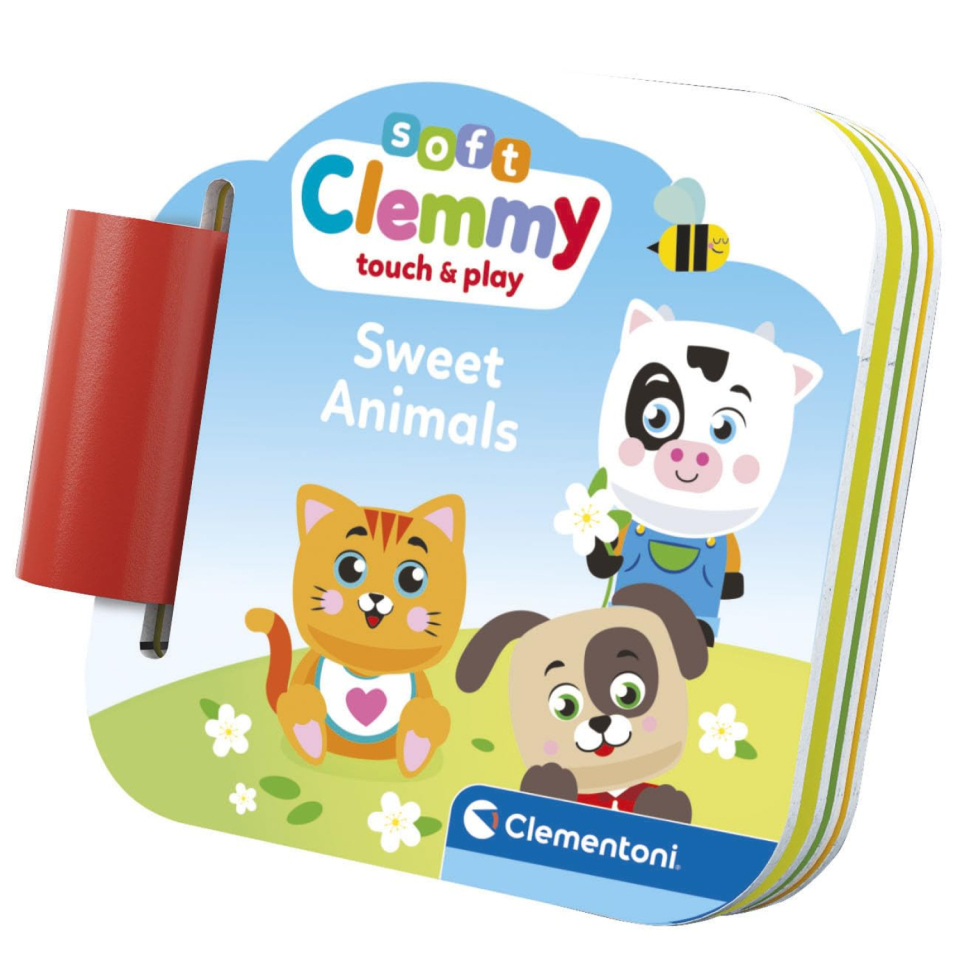 Clementoni Soft Clemmy Sweet Animals – Mattoncini Morbidi e Personaggi 6-36 Mesi