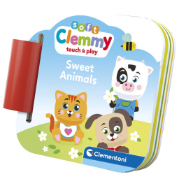 Clementoni Soft Clemmy Sweet Animals – Mattoncini Morbidi e Personaggi 6-36 Mesi
