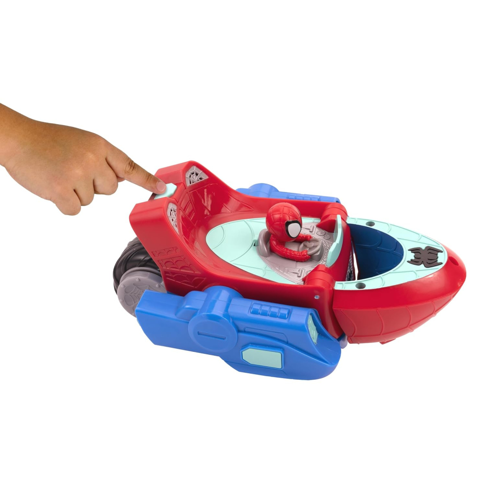 Spidey Web-Wave Cruiser veicolo trasformabile 2 in 1 Jazwares