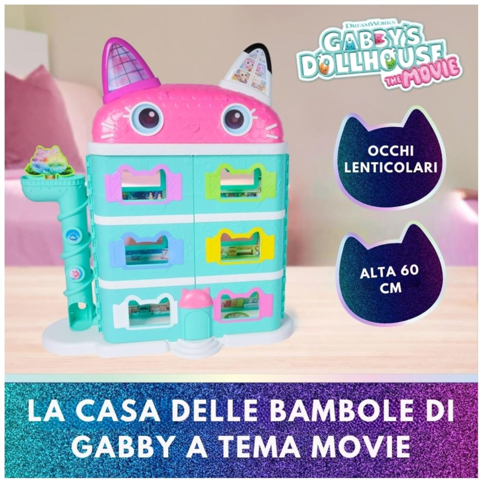 Spin Master Gabby's Dollhouse casetta del film dai 3 anni