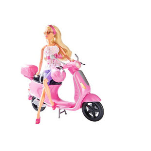 Steffi Love Bambola con Monopattino e Casco Simba