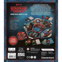 Clementoni Stranger Things Friends Don't Lie – Gioco da Tavolo Cooperativo