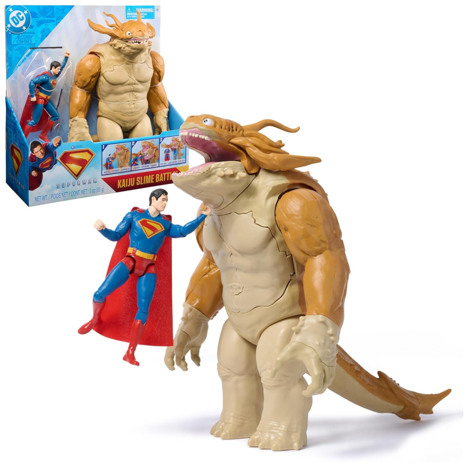 Superman vs Kaiju con Slime – Playset DC Comics Spin Master