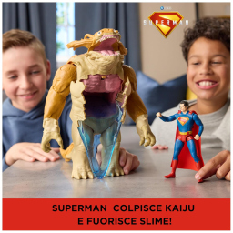 Superman vs Kaiju con Slime – Playset DC Comics Spin Master