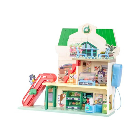 Supermercato di Bluey – Playset con Scale Mobili, 2 Figure e Accessori