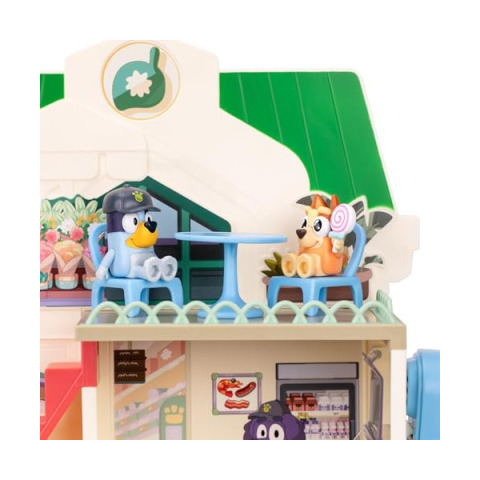 Supermercato di Bluey – Playset con Scale Mobili, 2 Figure e Accessori