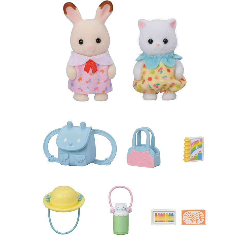Sylvanian Families Amici dell'Asilo playset con due bebè