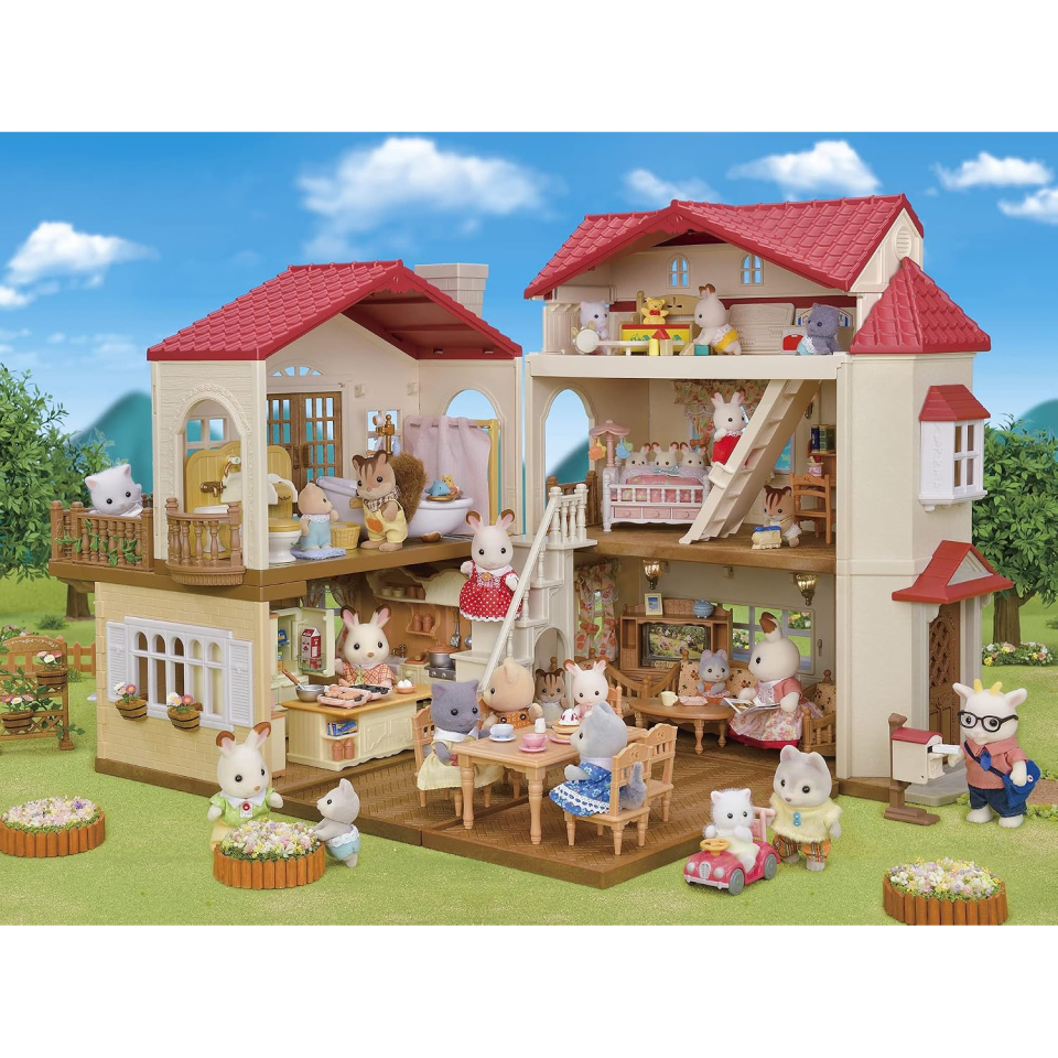 Sylvanian Families casa delle bambole modulare con luce