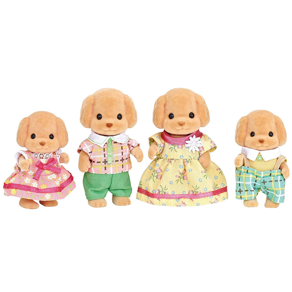 Sylvanian Families Famiglia Barboncino con 4 figure