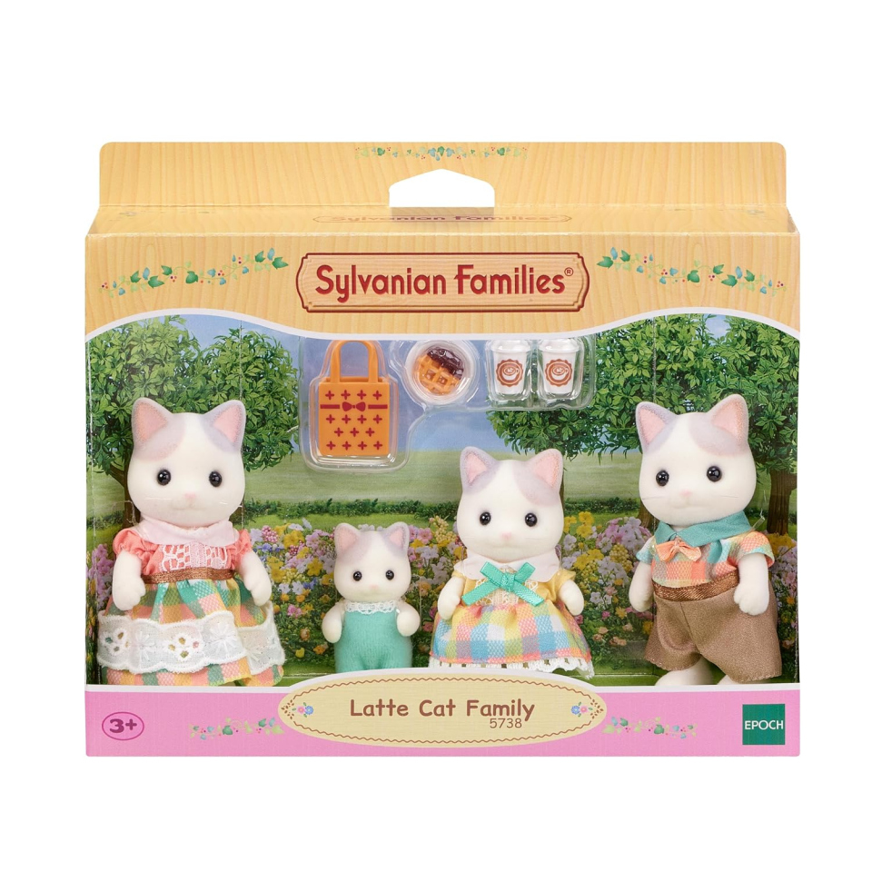 Sylvanian Families Gatto Latte pupazzetti famiglia campagnola
