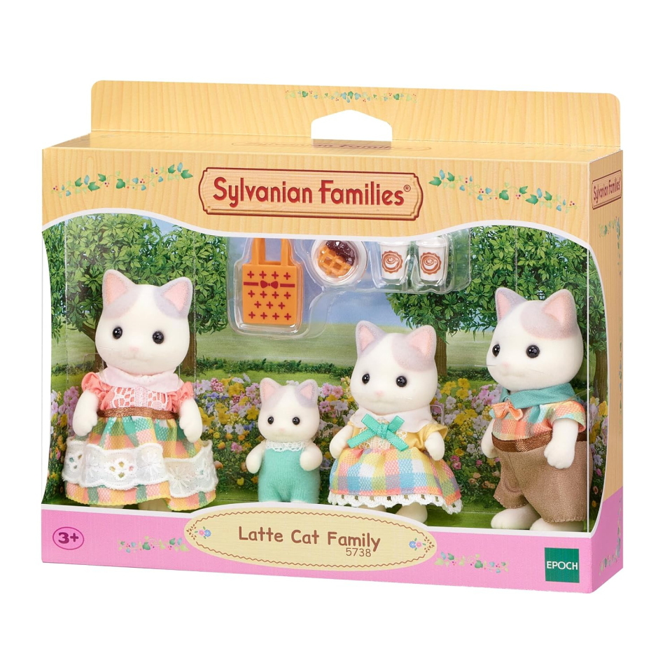 Sylvanian Families Gatto Latte pupazzetti famiglia campagnola