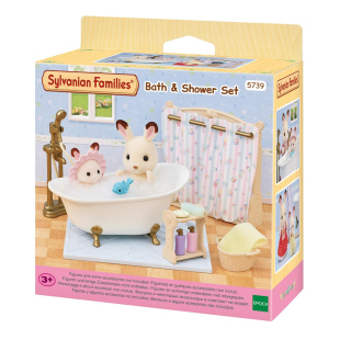 Sylvanian Families playset bagno con vasca e doccia
