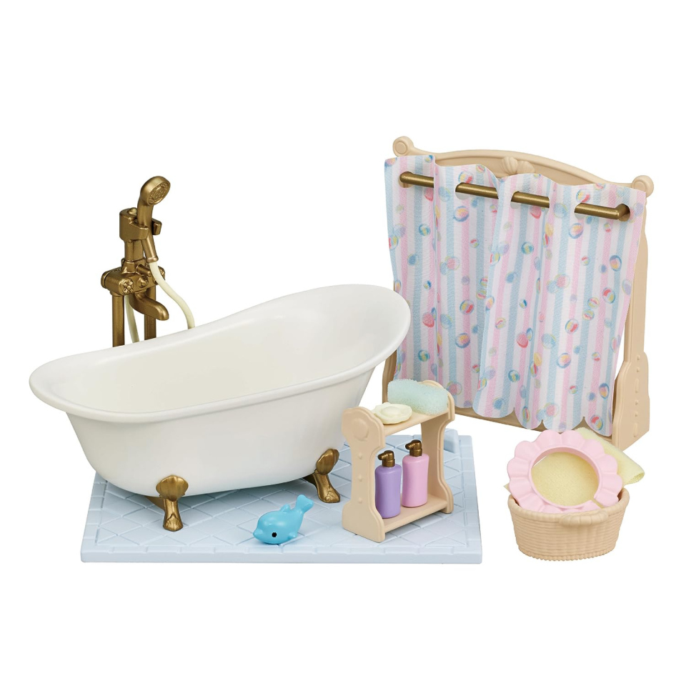 Sylvanian Families playset bagno con vasca e doccia