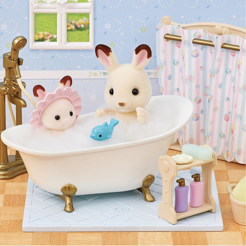 Sylvanian Families playset bagno con vasca e doccia