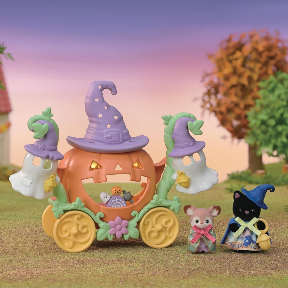 Sylvanian Families playset Carrozza Zucca di Halloween