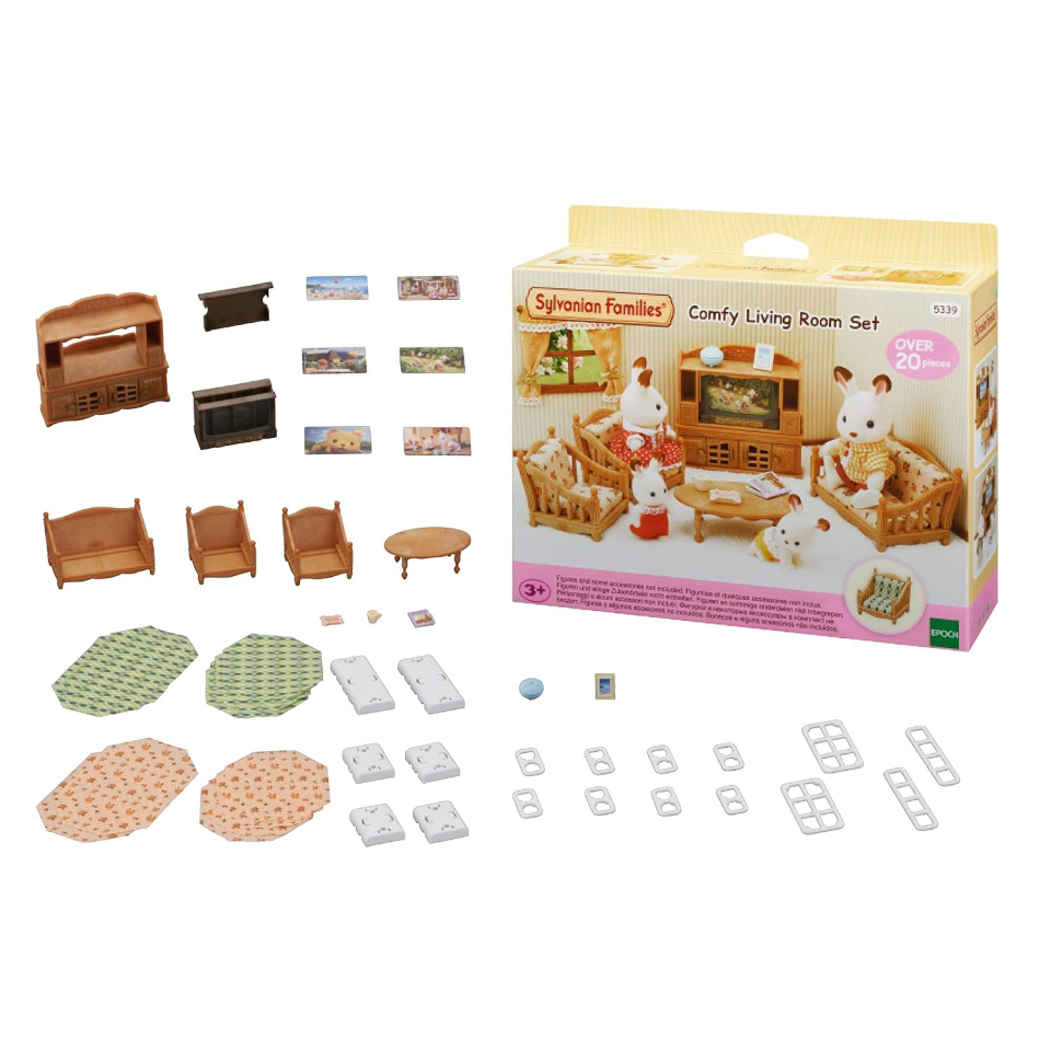 Sylvanian Families playset soggiorno con oltre 40 pezzi