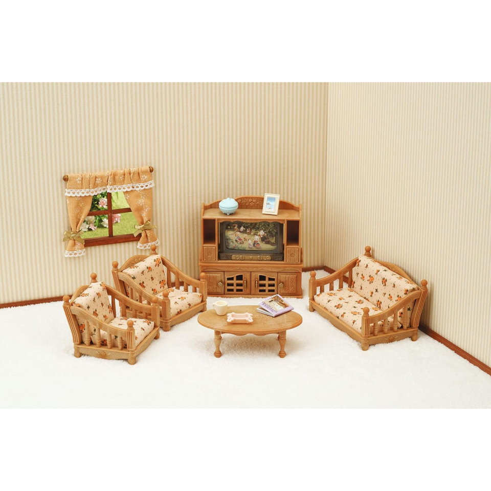 Sylvanian Families playset soggiorno con oltre 40 pezzi