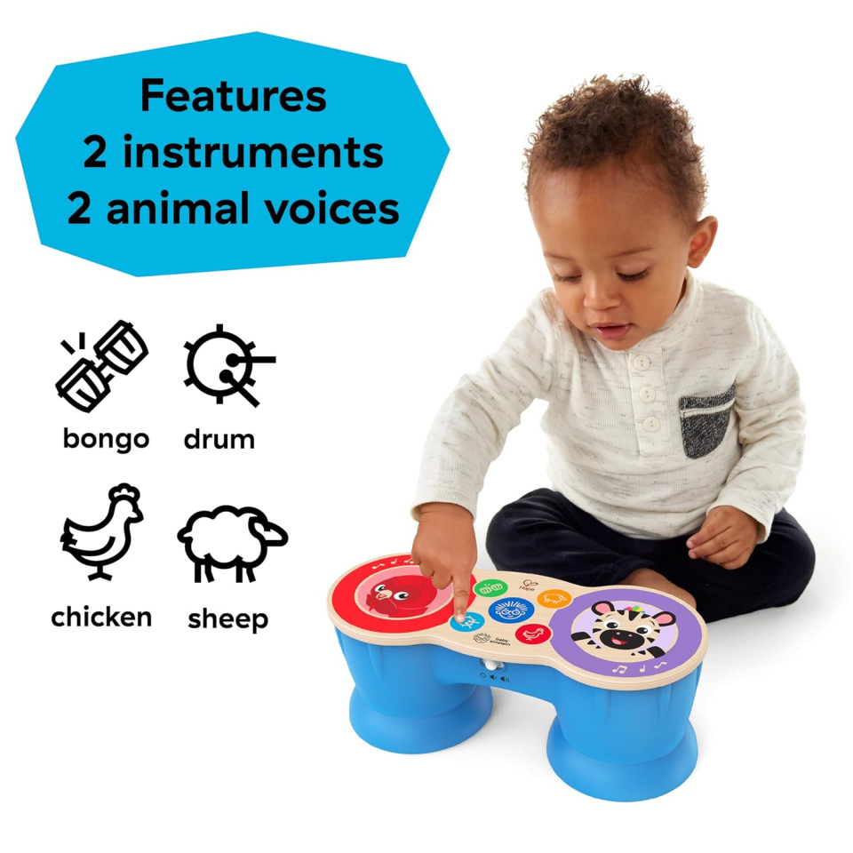 Baby Einstein Tamburo Magic Touch in Legno Hape