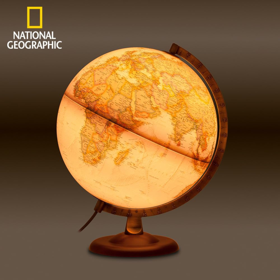 Tecnodidattica National Geographic Executive mappamondo luminoso da 30 cm