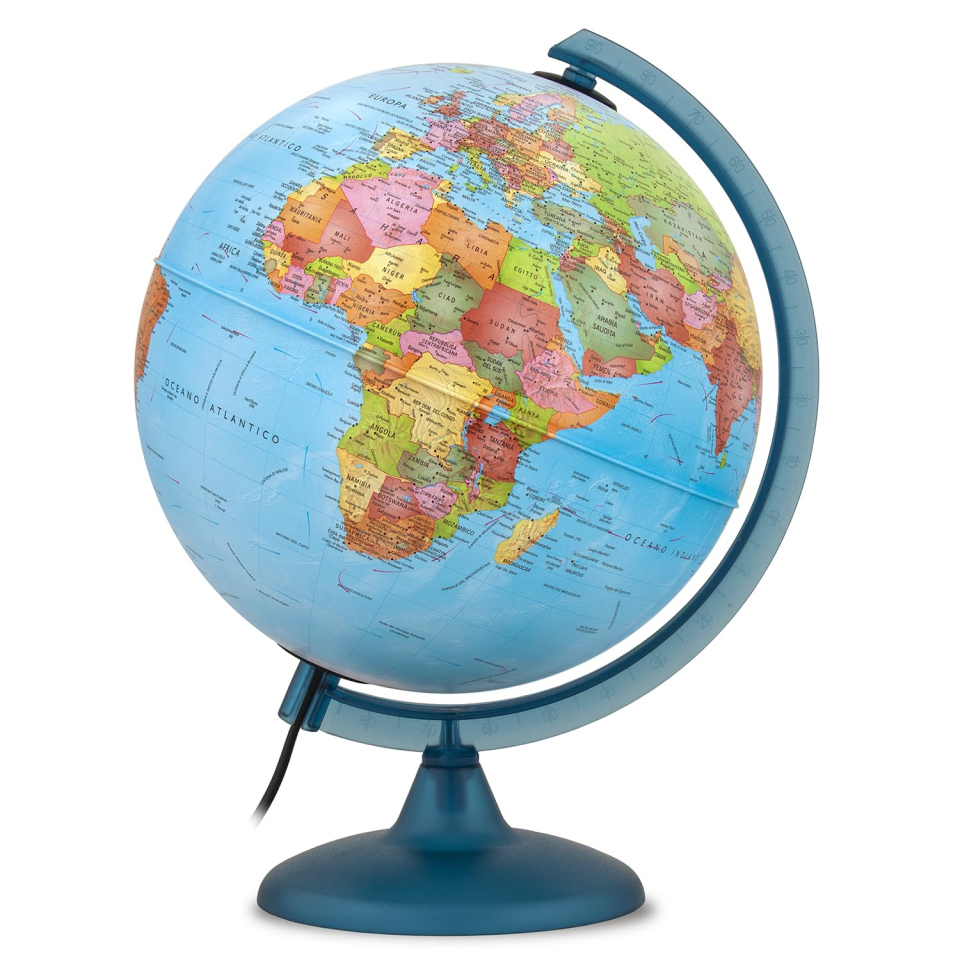 Tecnodidattica Night&Day mappamondo luminoso da 25 cm