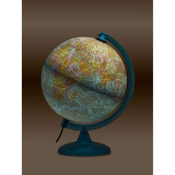 Tecnodidattica Night&Day mappamondo luminoso da 25 cm