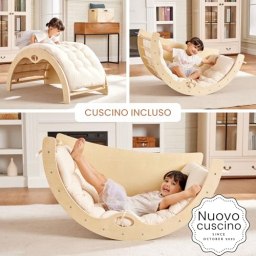 Teedum arco da arrampicata Montessori in legno