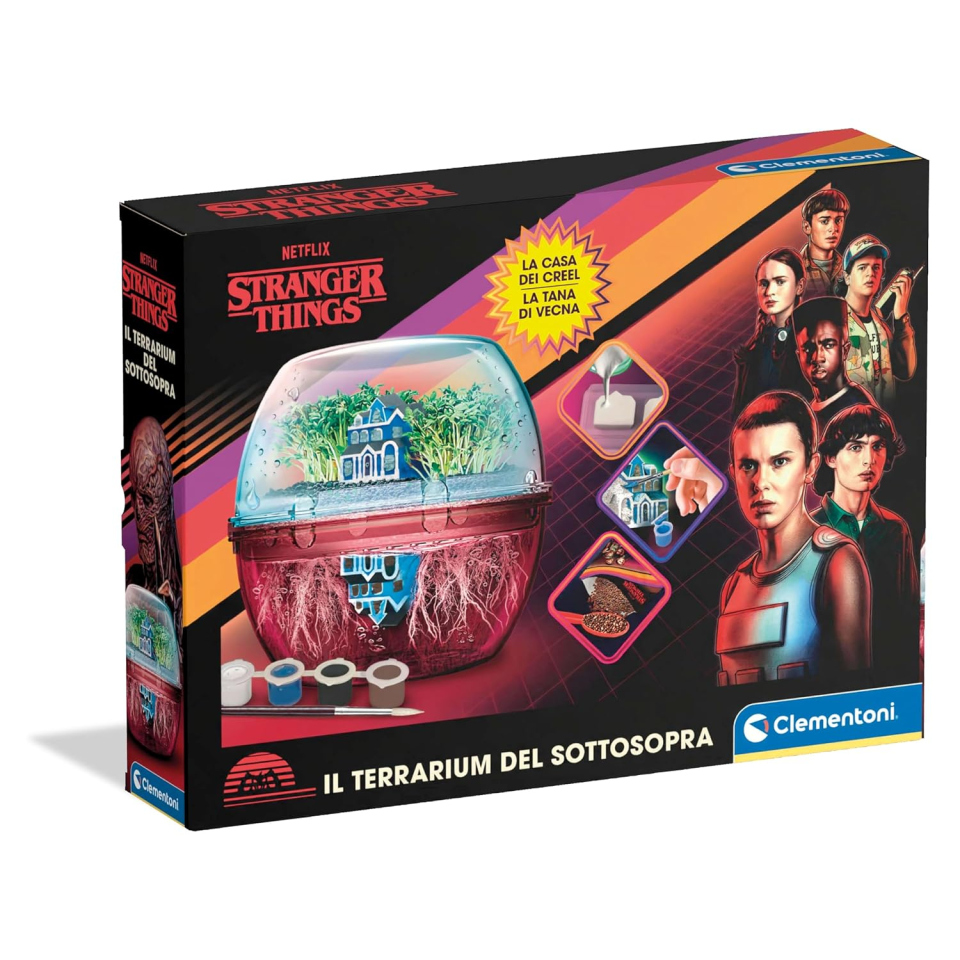 Terrarium Stranger Things Clementoni – Kit Botanico Il Sottosopra