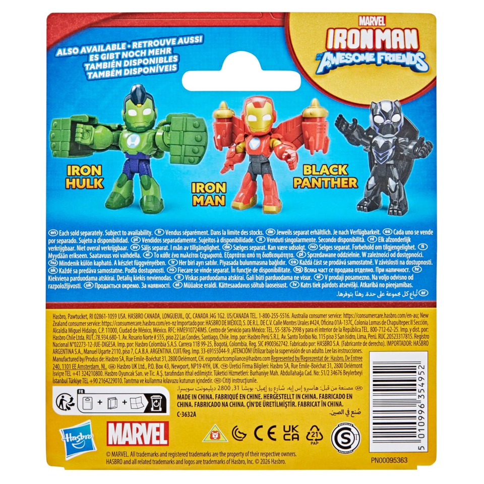 Thor Action Figure 7,6 cm - Iron Man e i Suoi Fantastici Amici Hasbro