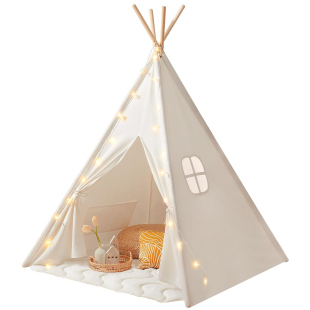 Tiny Land tenda indiana bambini con luci e tappetino