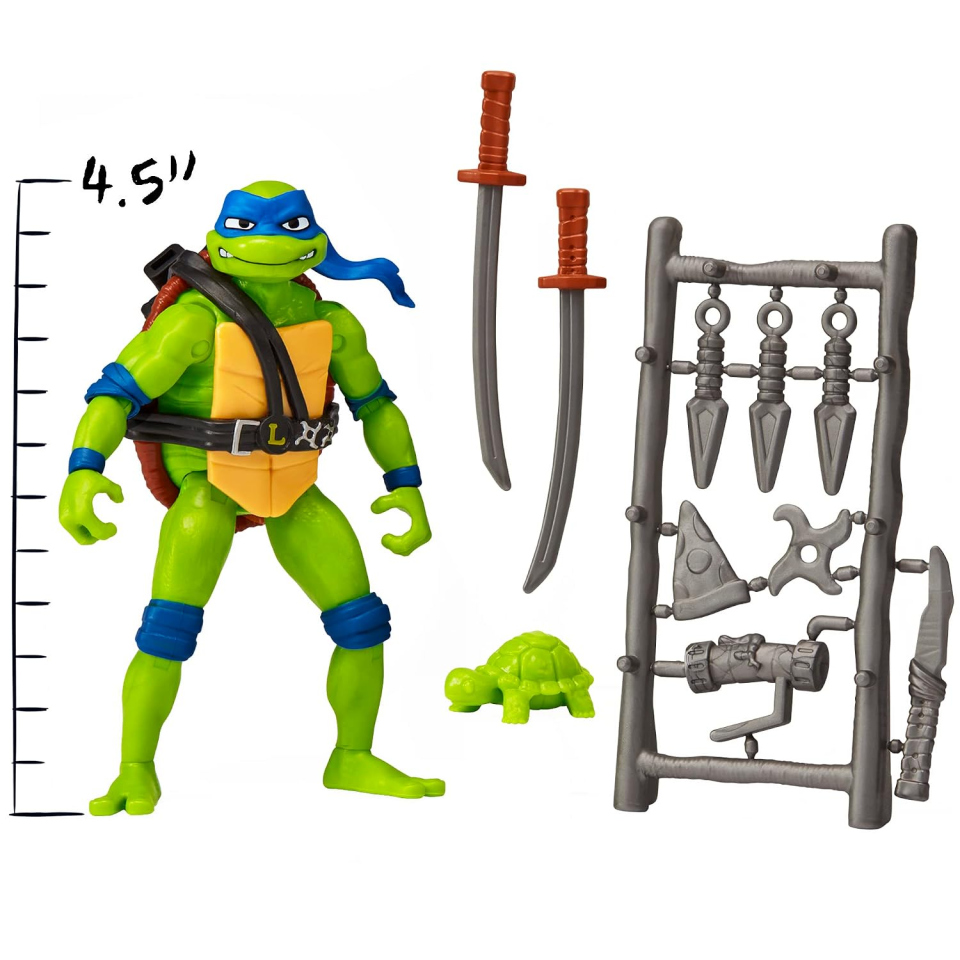 TMNT Mutant Mayhem action figure Leonardo 11,4 cm