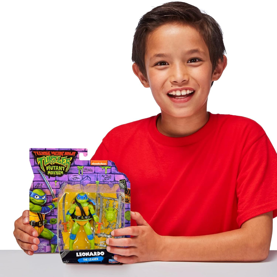 TMNT Mutant Mayhem action figure Leonardo 11,4 cm