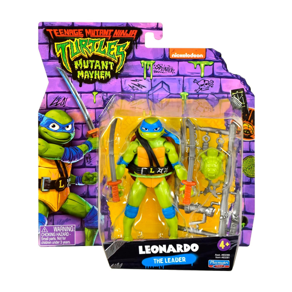 TMNT Mutant Mayhem action figure Leonardo 11,4 cm