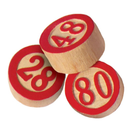 Tombola Deluxe Clementoni 36 Cartelle con Numeri in Legno