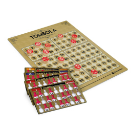Tombola Deluxe Clementoni 36 Cartelle con Numeri in Legno
