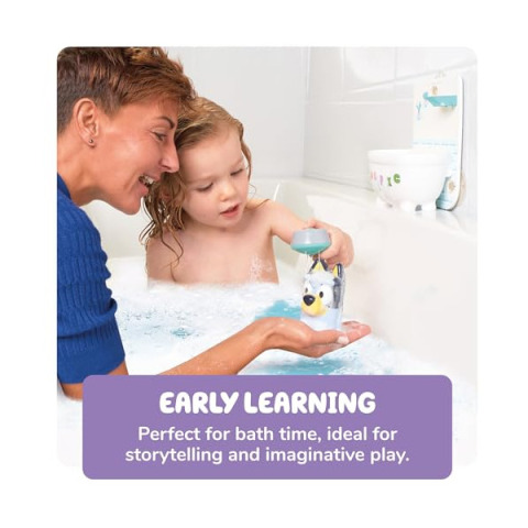 Toomies Bluey Giocattolo da Bagno con Doccia e Schiuma