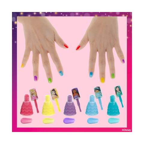 Townley Girl Disney Princess – Set 15 Smalti Acqua Peel Off per Bambine