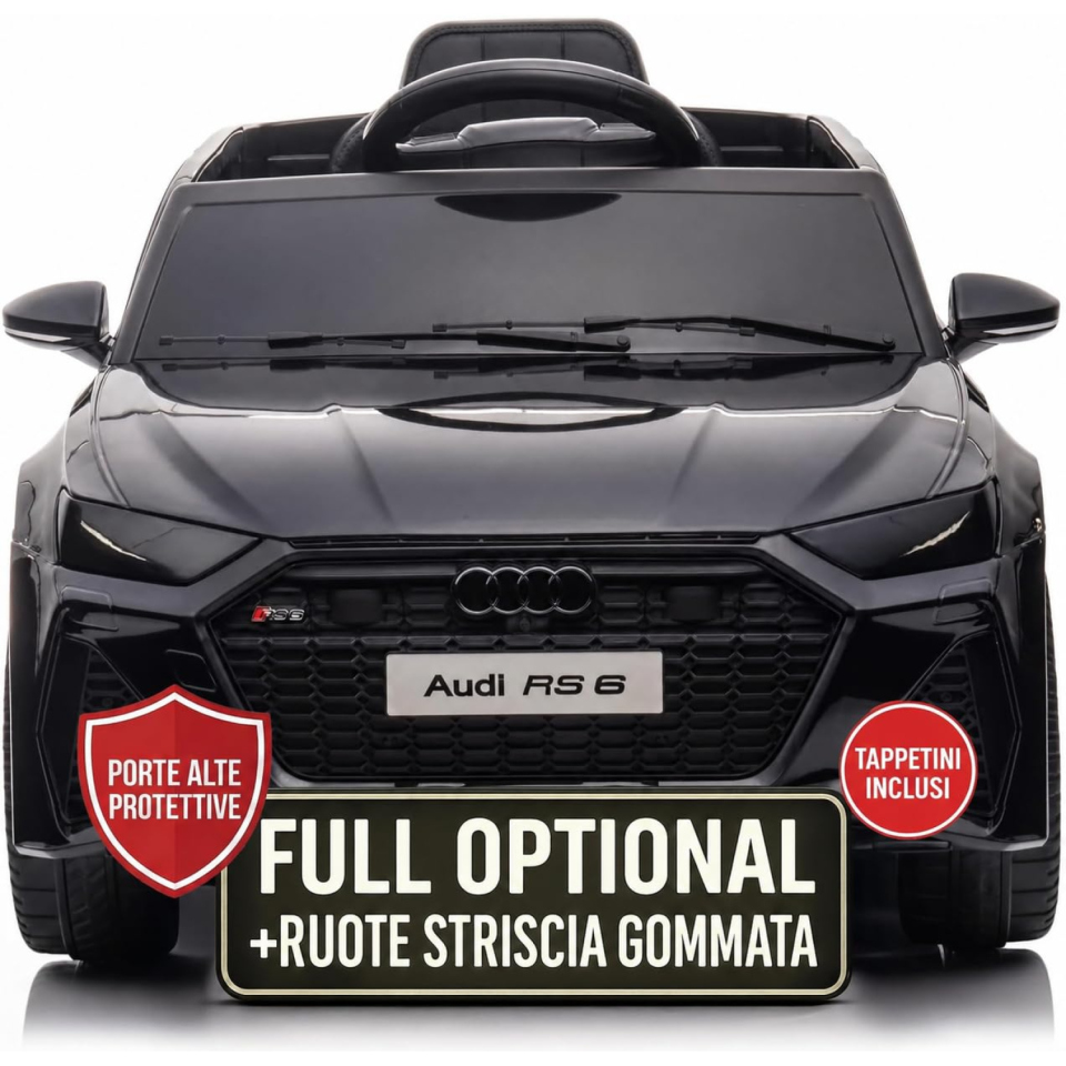 TOYSCAR Audi RS6 auto elettrica con telecomando