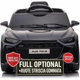 TOYSCAR Audi RS6 auto elettrica con telecomando