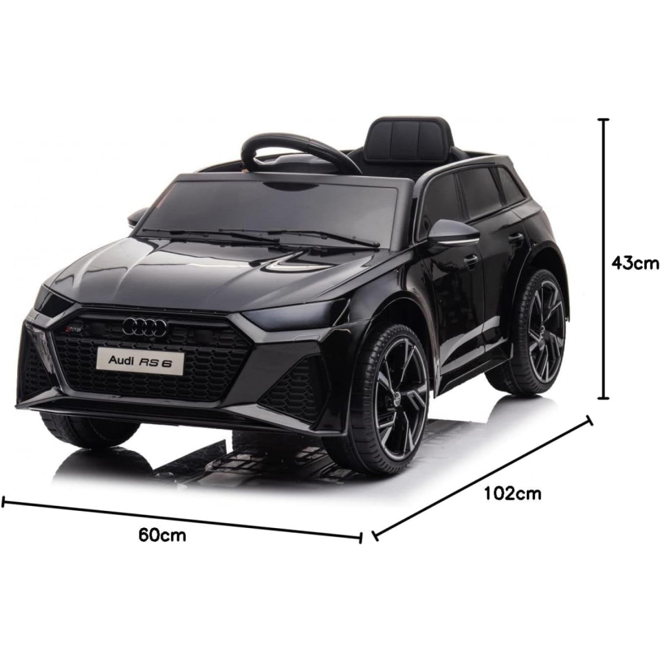 TOYSCAR Audi RS6 auto elettrica con telecomando