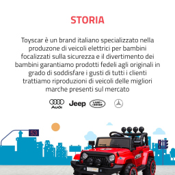 TOYSCAR Big Adventure auto elettrica a due posti