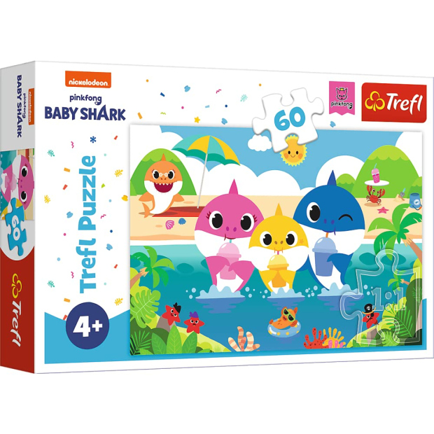 Trefl Baby Shark puzzle da 60 pezzi