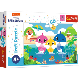 Trefl Baby Shark puzzle da 60 pezzi
