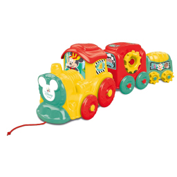Trenino Trainabile Disney Baby Clementoni con Vagoni Impilabili