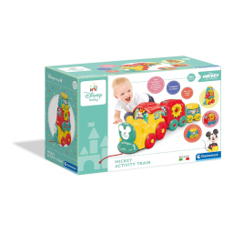 Trenino Trainabile Disney Baby Clementoni con Vagoni Impilabili