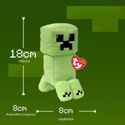 Ty Minecraft peluche Creeper da 3 anni
