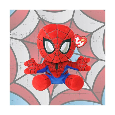 Ty Marvel Spiderman Peluche Floppy 20 cm
